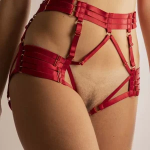 Culotte Harness Elastica Rossa