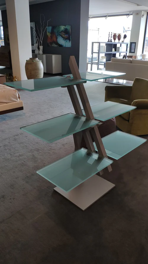 Libreria Tavolino "Newton" By Naos con struttura acciaio Offerta Sconto Outlet - immagine 3