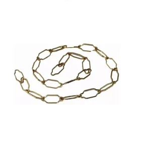 3 mt catena cattedrale 2,7mm per lampadario oro ricambi lampadari accessori (Oro)