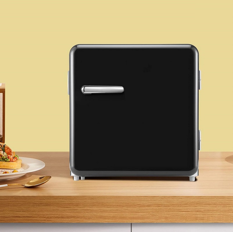 Minibar Frigorifero Minifrigo Vintage NERO - immagine 9