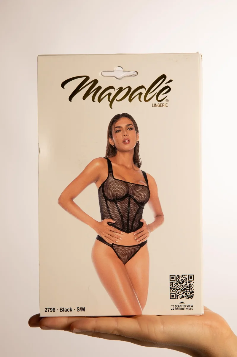 Set Top Corsetto & Slip a Rete - immagine 6