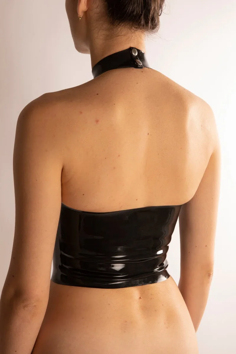 Top Scollo all'Americana in Latex - immagine 8